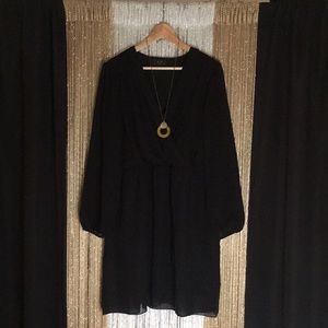 Faux Wrap Dress